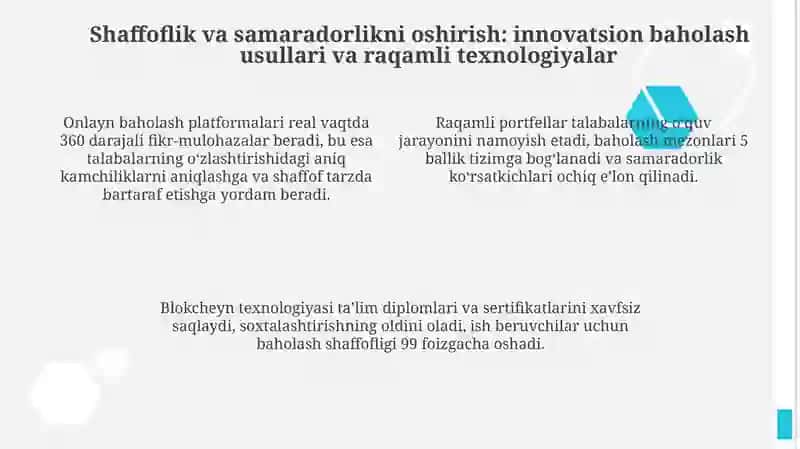 Ta'lim sifatini baholashda nostandart yechimlar 4