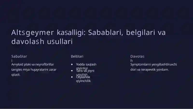 Nerv sistemasining degenerativ kasalliklari 4