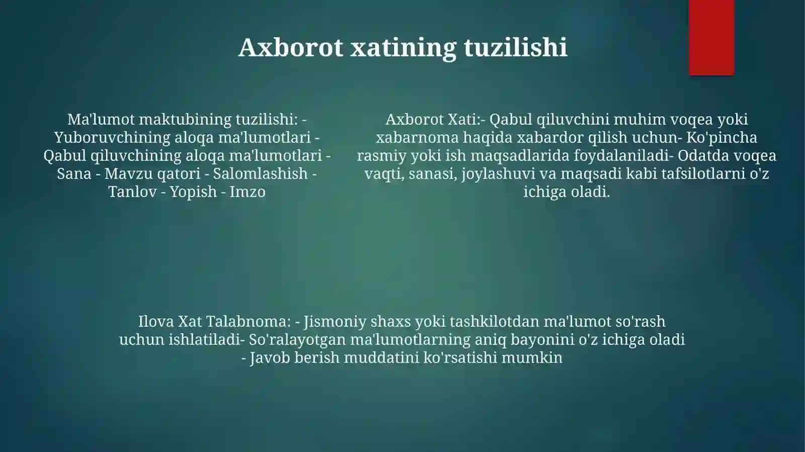 Axborot Xati 4