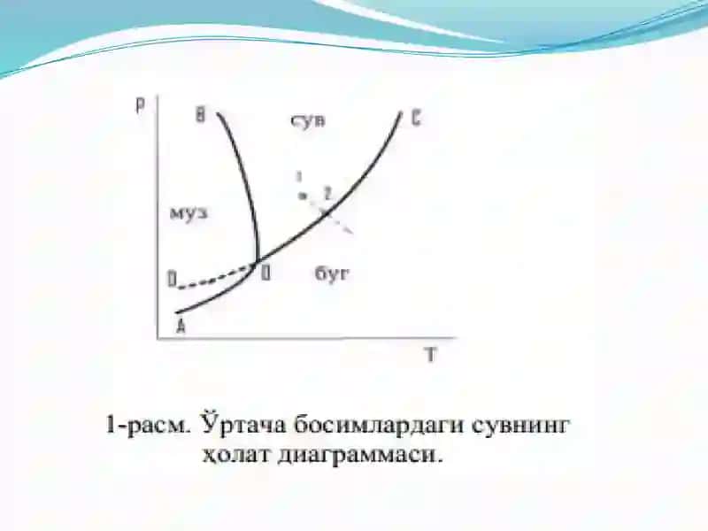 Bir va ikki komponentli sistemalarning holat diagrammasi 4