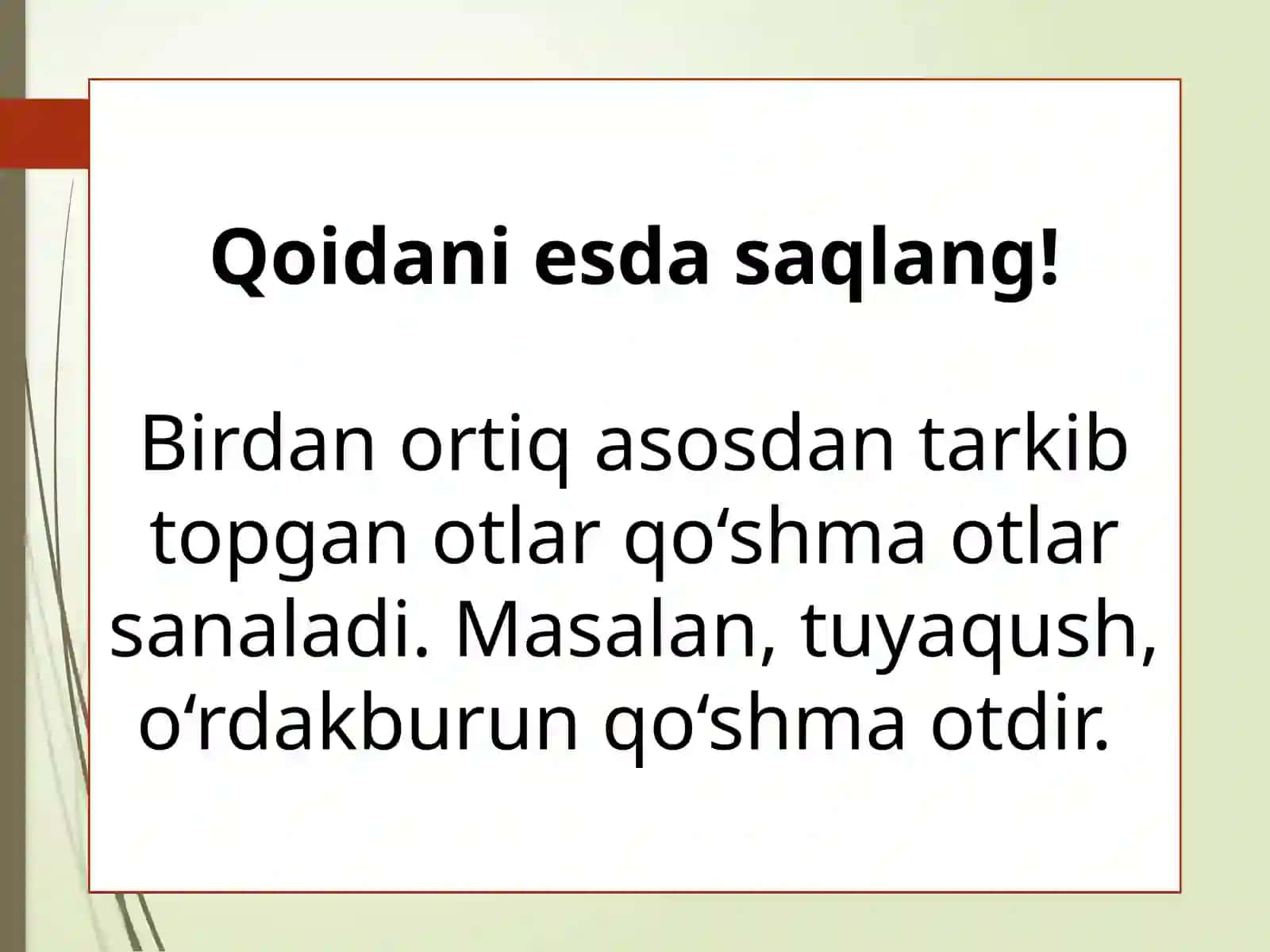 Qoʻshma otlari imlosi 4