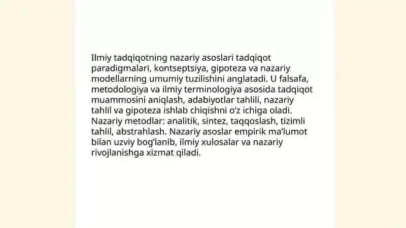 Ilmiy izlаnuvchining metоdоlоgik mаdаniyаti 4