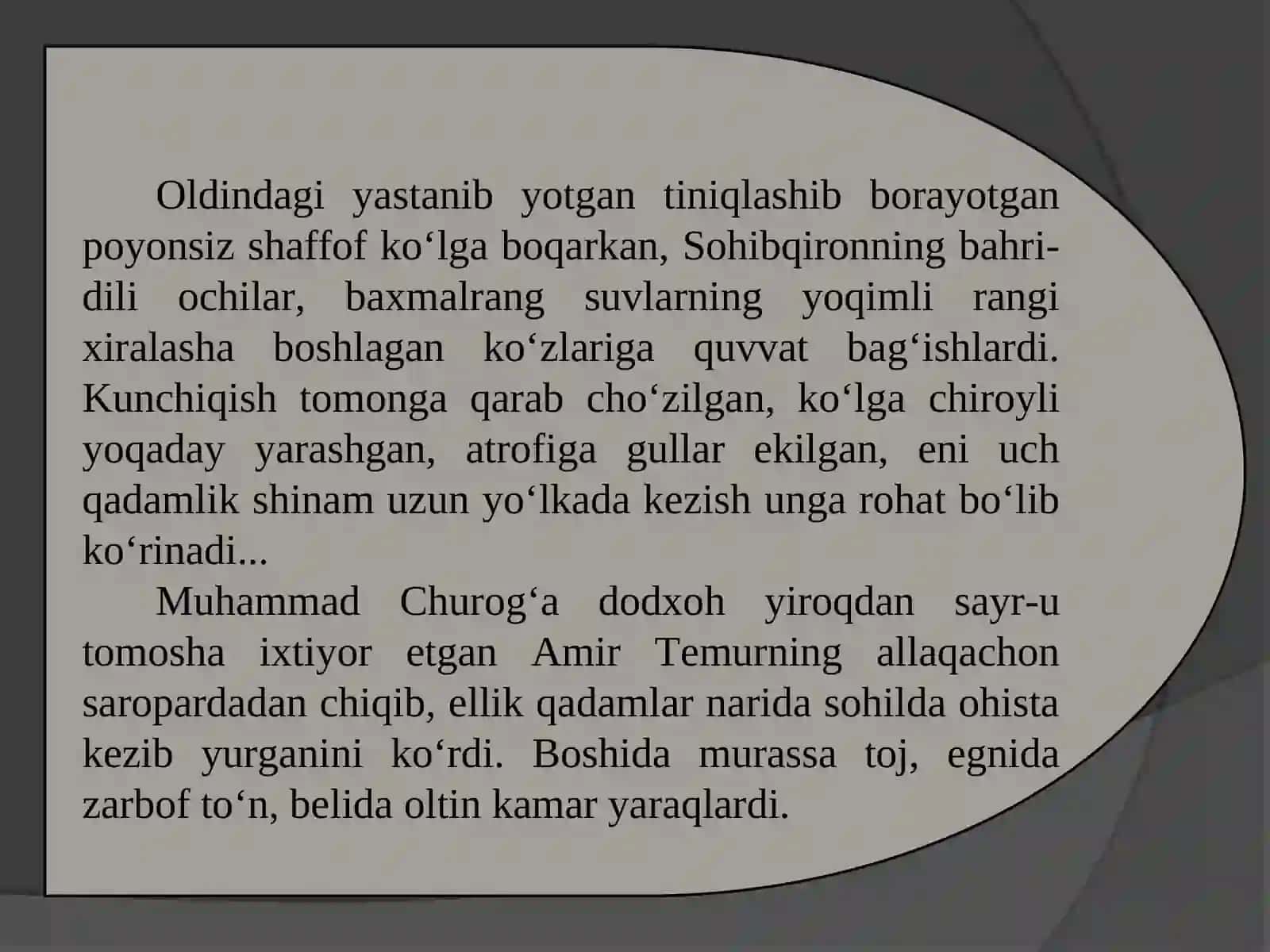 MUSTAQILLIK DAVRI NASRIDAN NAMUNA 4