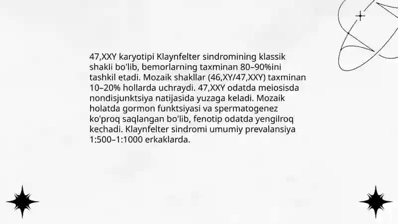 Klaynfelter sindromi 4