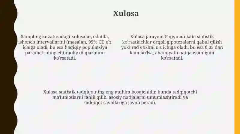 Namuna olish usullari 4