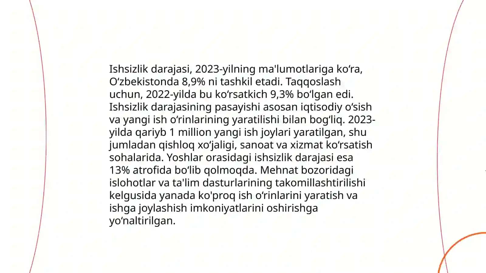 Ish o'rinlari statistikasi 4