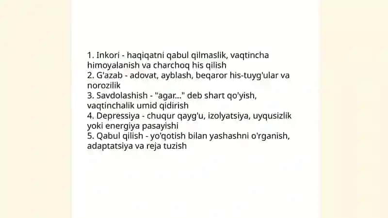 Krizis holatida boʻlgan bemorga maslahat berish 4