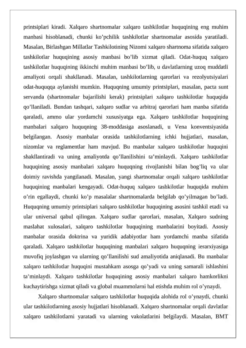 Xalqaro tashkilotlar huquqi 4