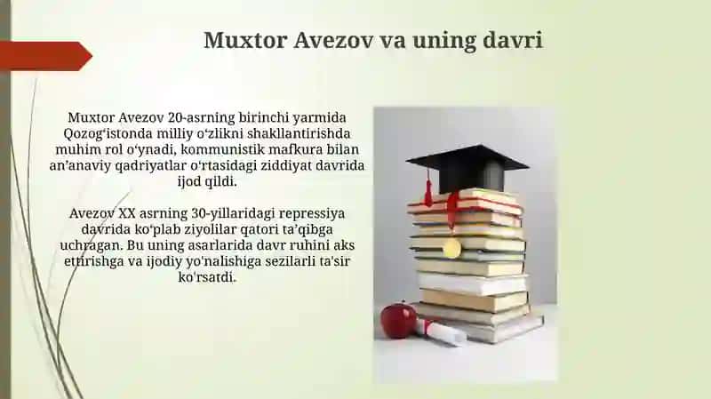 Muhtor avezovning "Abay" romani 4