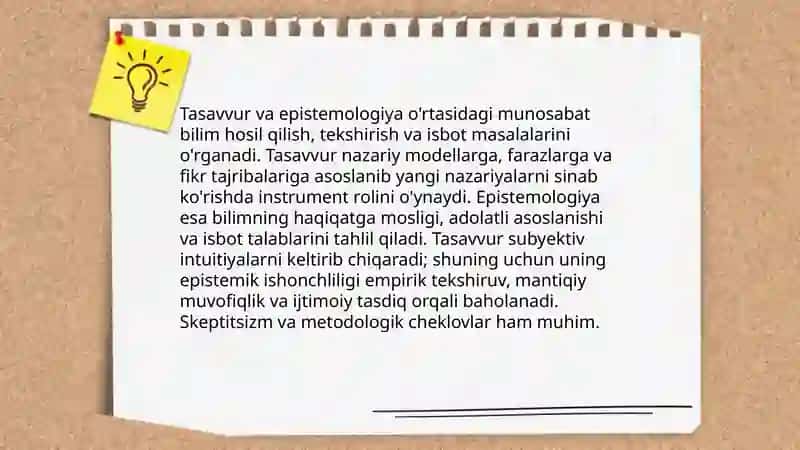 Tasavvur falsafasi 4