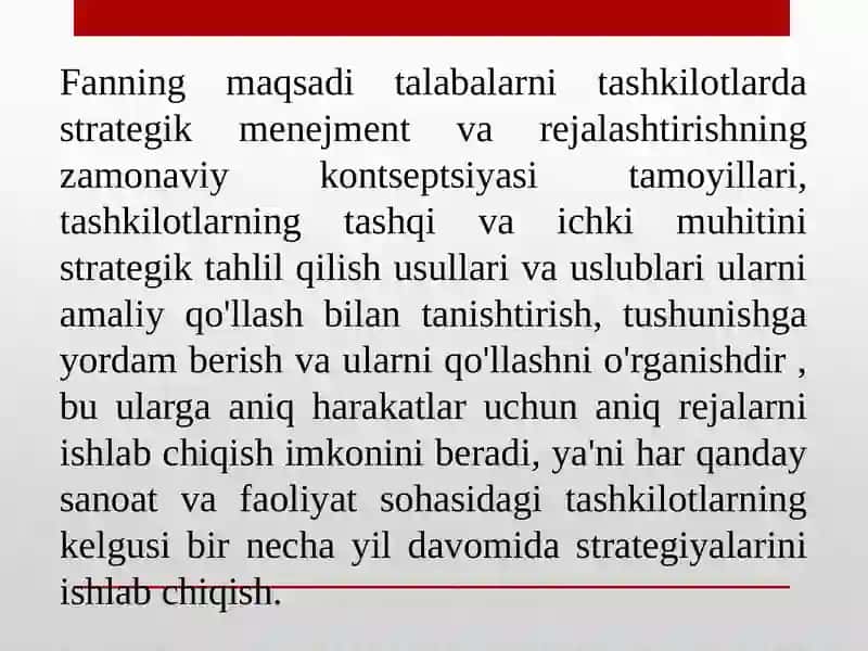 Strategik Boshqaruvning Mohiyati 4