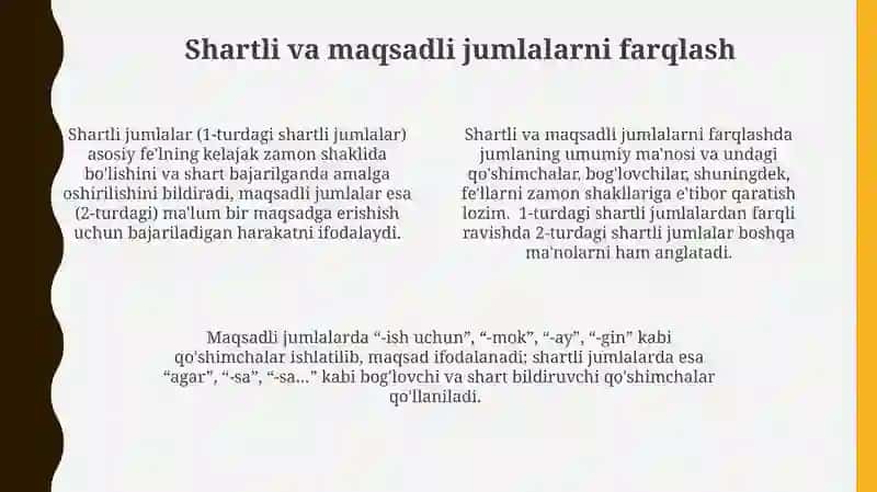 Maqsad bog'lovchilari va ularning qo'llanilishi 4
