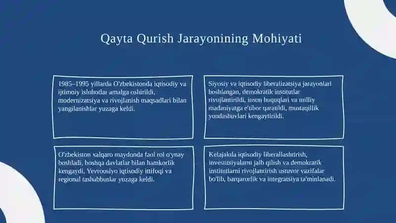 Qayta Qurish Jarayonining Asosiy Maqsadlari 4