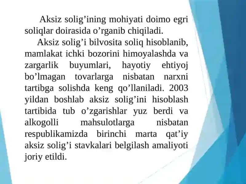 AKSIZ SOLIG’I 4