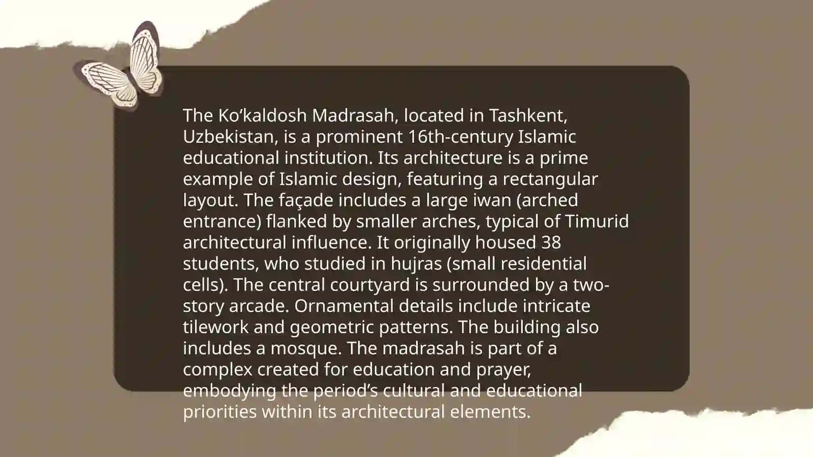 Koʻkaldosh madrasasi 4