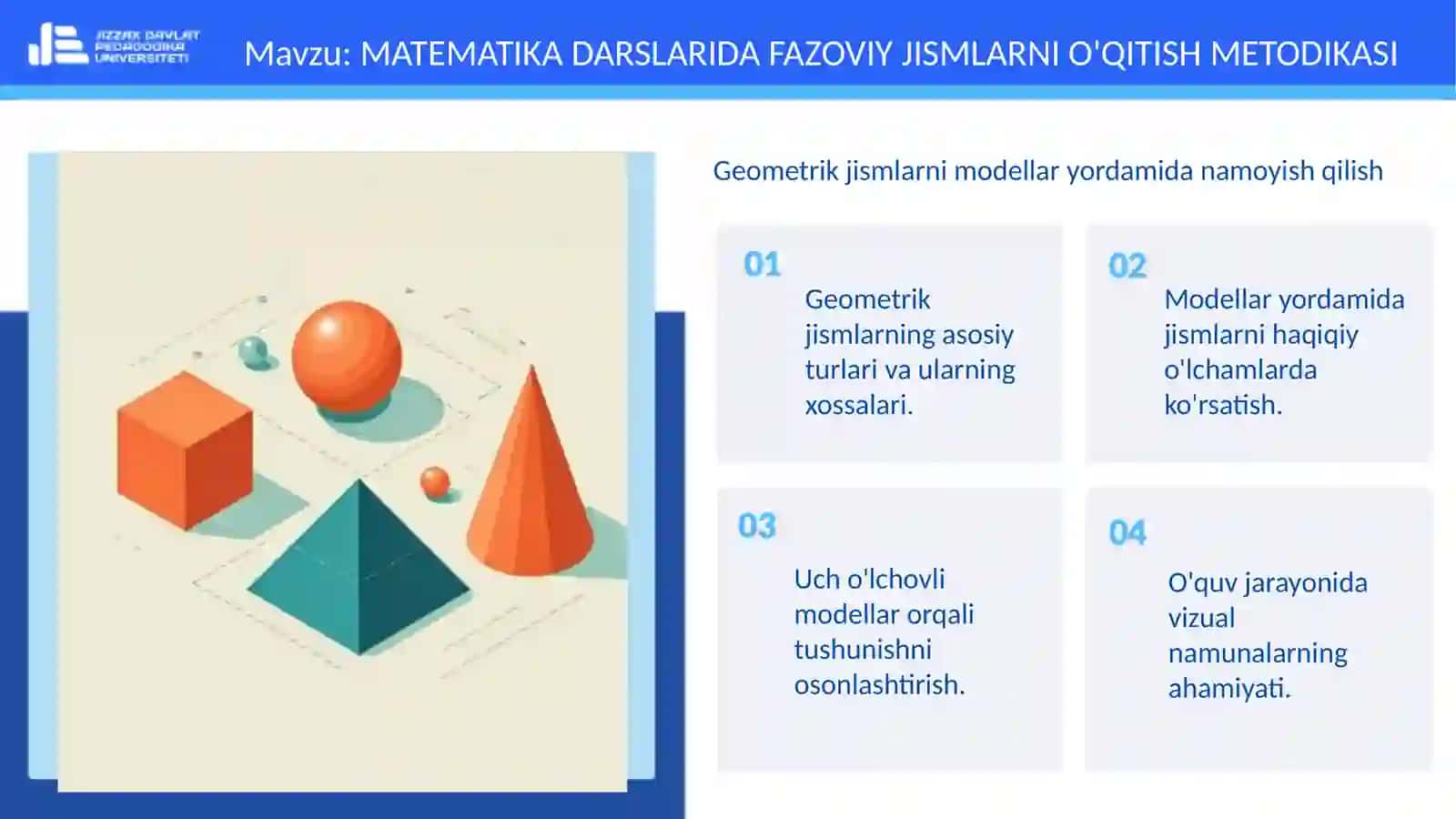 MATEMATIKA O'QITISH METODIKASI 4
