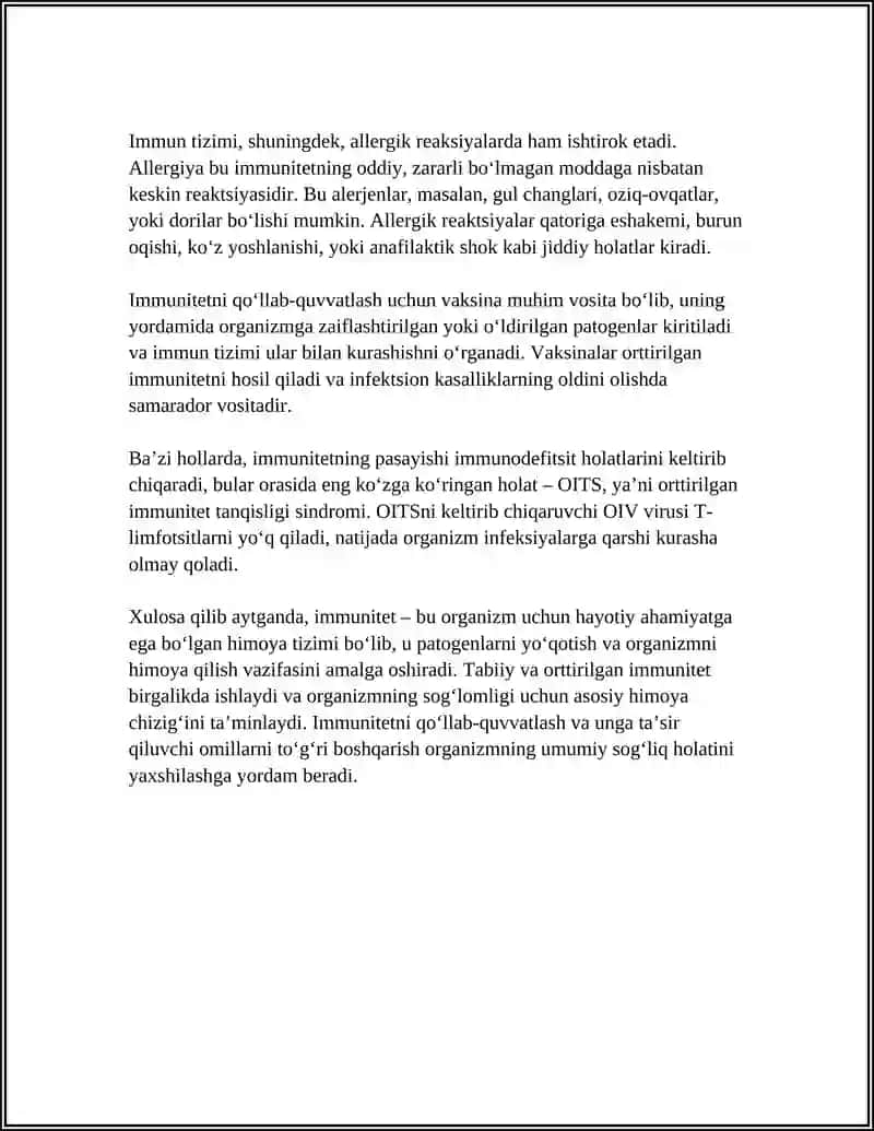 IMMUNITED HAQIDA TUSHUNCHA 4