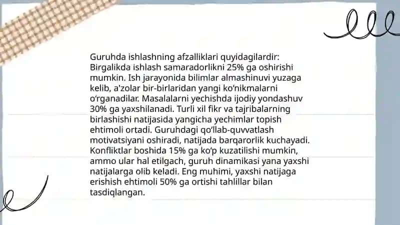 Guruhlar tuzish usullari 4