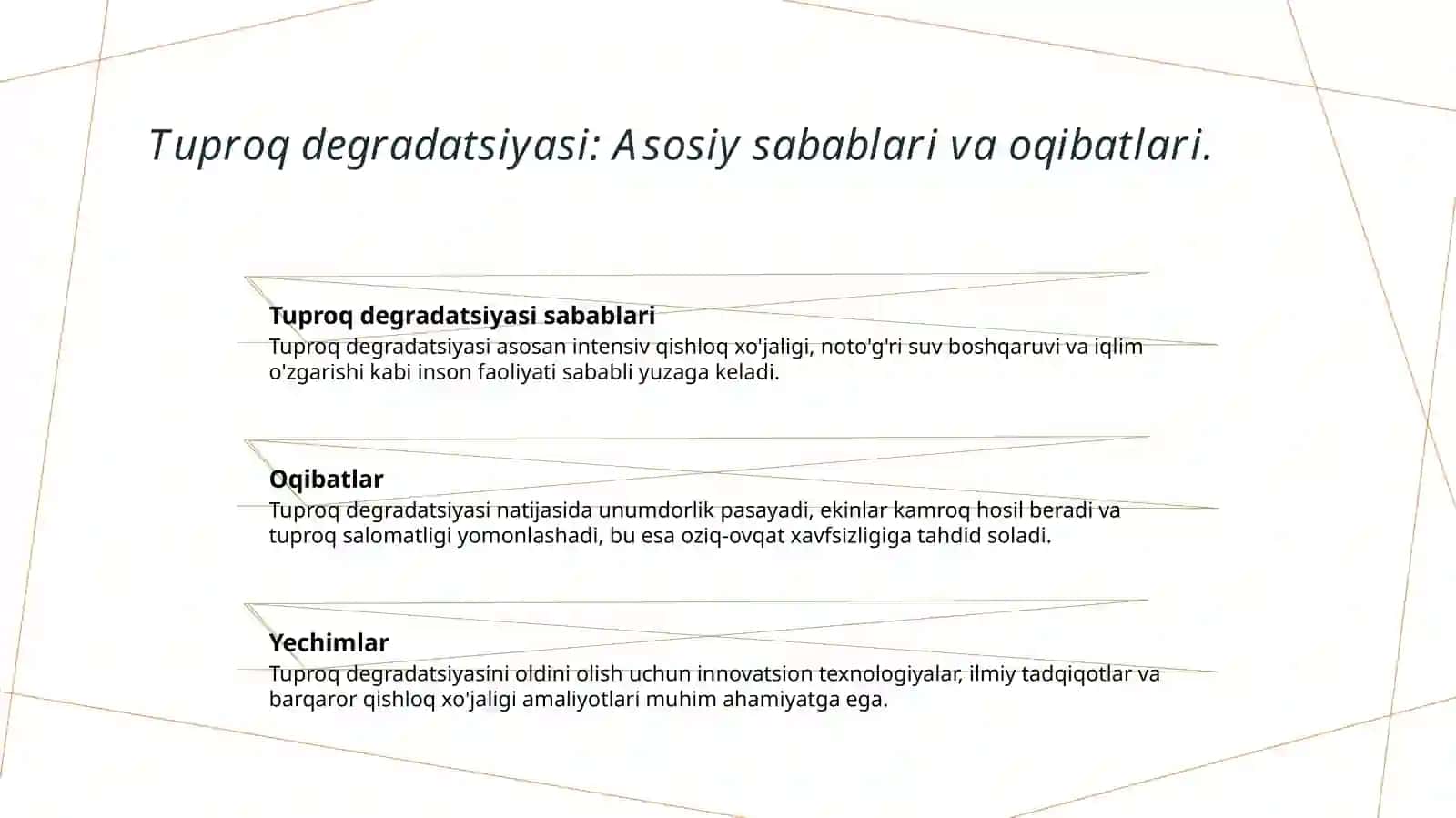 Tuproq muhofazasi sohasidagi innovatsion yangiliklar 4