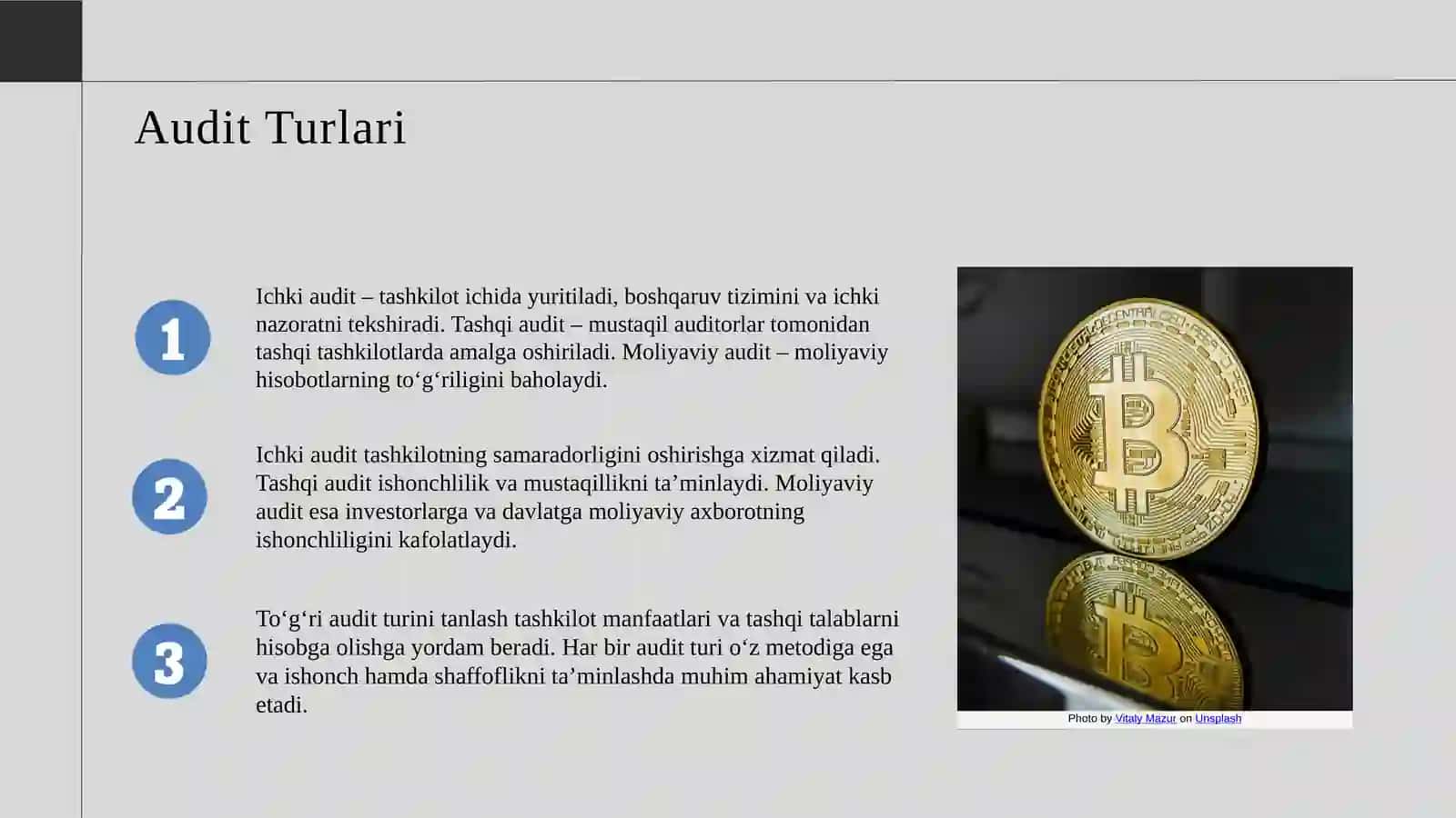 Auditning Boshqa Tarmoqlardagi Asosiy Yo'nalishlari 4