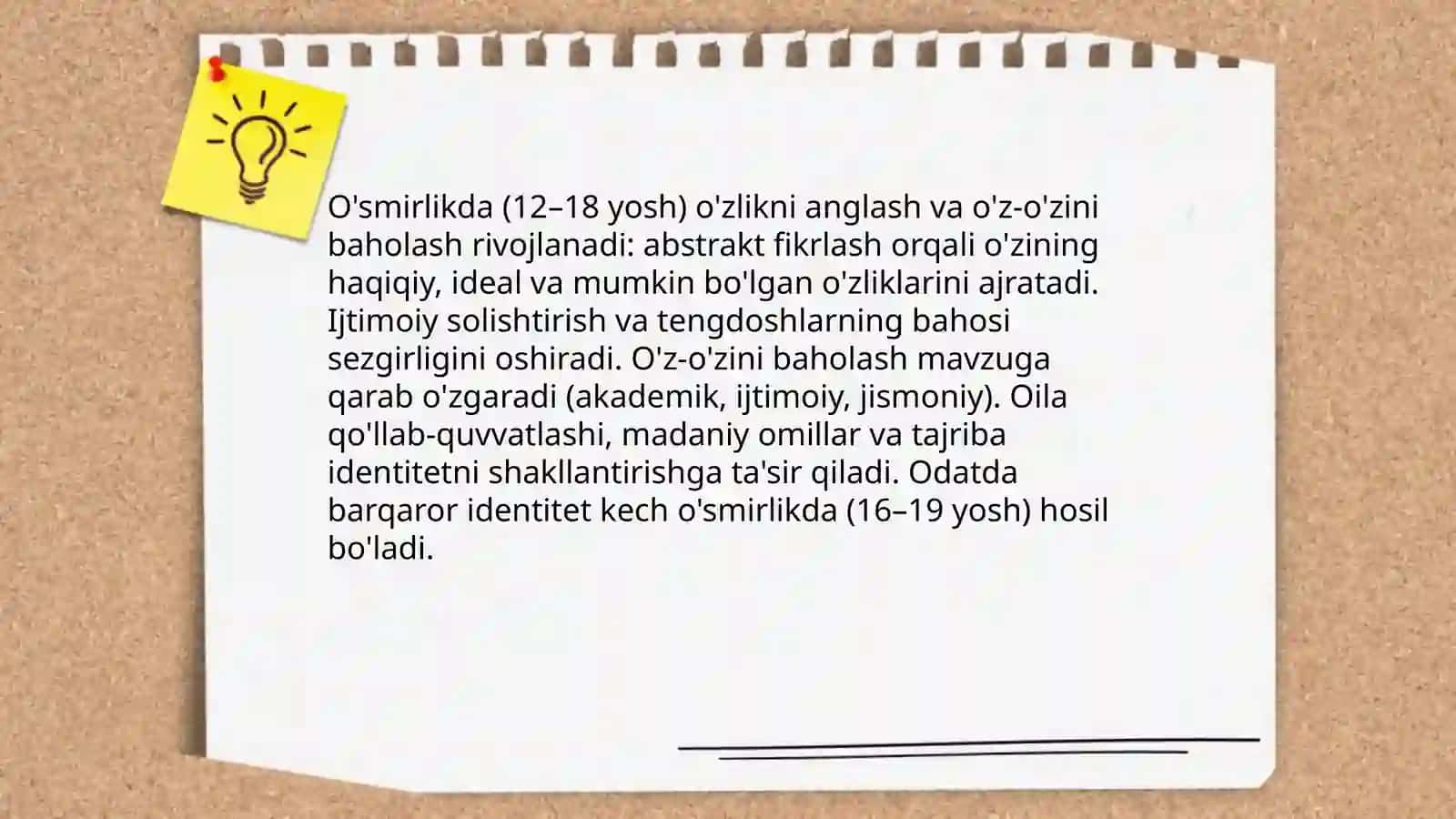 O'smirlik davrining psixologik xususiyatlari 4