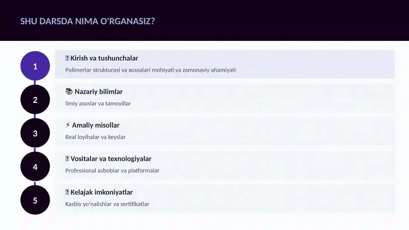 Polimerlar strukturasi va xossalari 4