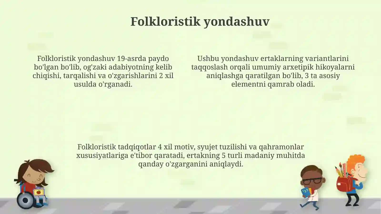 Ertak janridagi asarlarni oʻrganish metodikasi 4