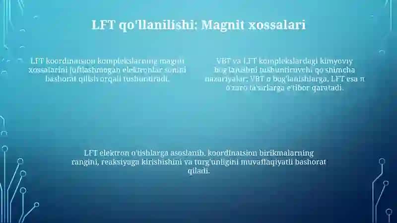Ligand Maydon Nazariyasi (LMN) 4