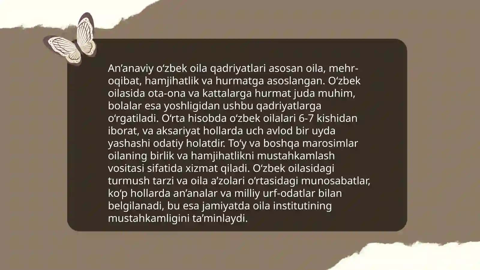 O’zbek Oilasining Asosiy Etnopsixologik xususiyatlari 4