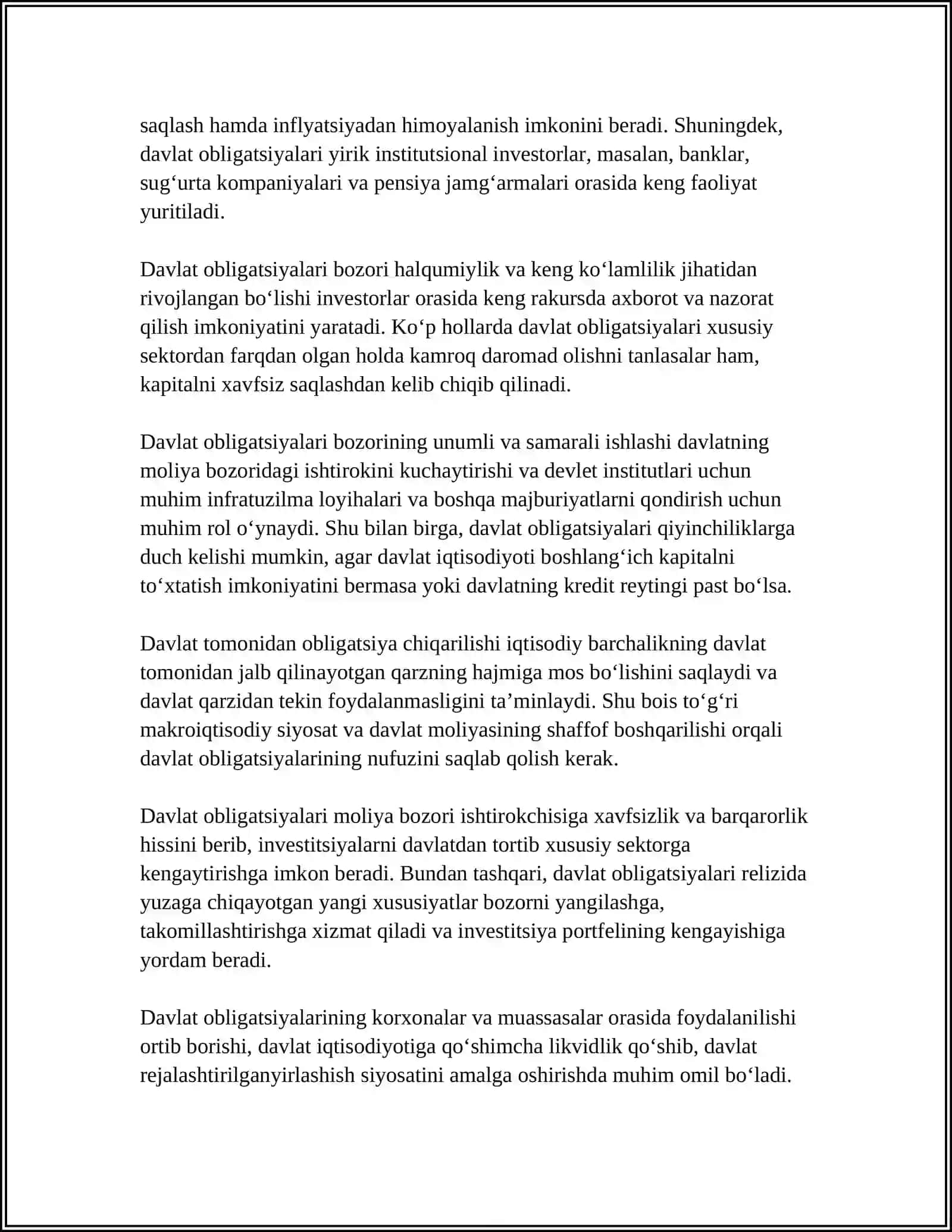 MOLIYA BOZORI INSTRUMENTLARI 4
