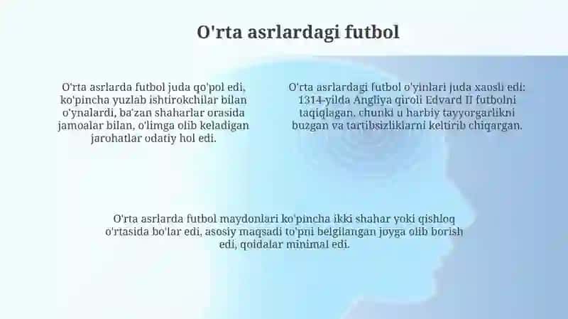Futbol kelib chiqish tarixi 4