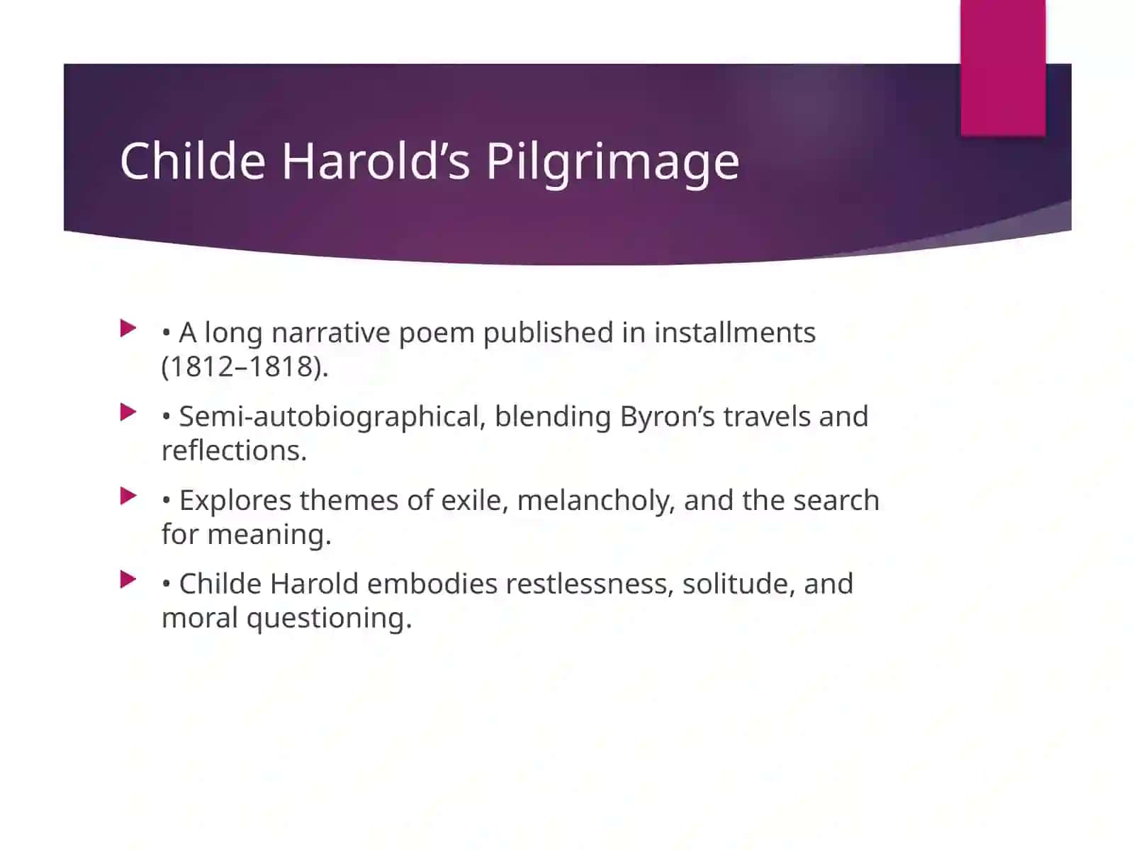 Lord Byron, Individualism, and the Heroic Image 4