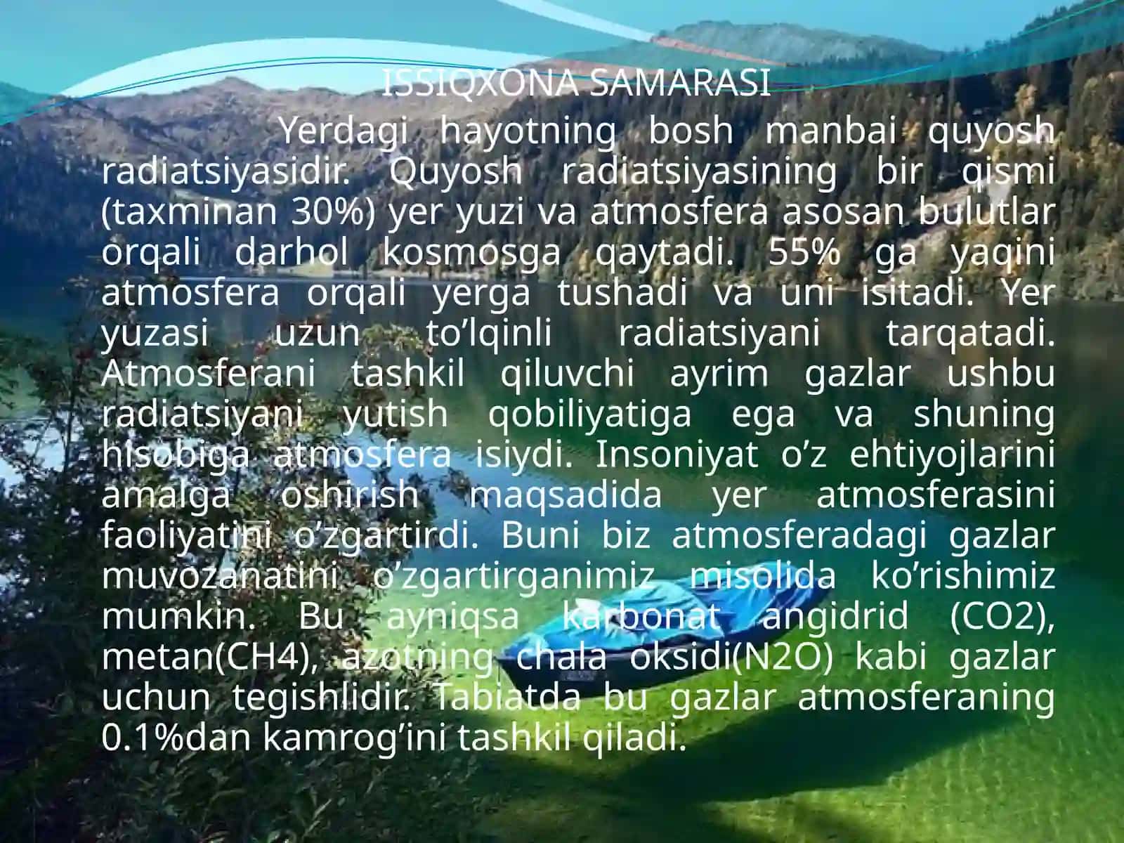 Global ekologik muammolar 4