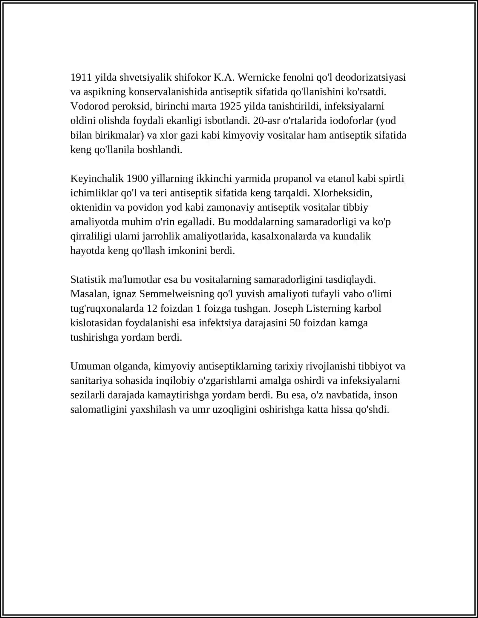 KIMYOVIY VA BIOLOGIK ANTISEPTIKLAR GURUHLARI VA TURLARI 4