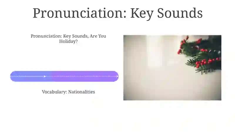 Pronunciation: Words and sounds 4