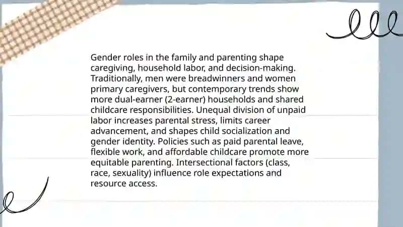 Gender roles 4