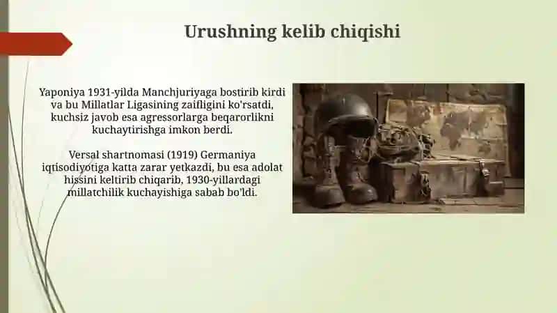 2 chi jahon urushi haqida slayd 4
