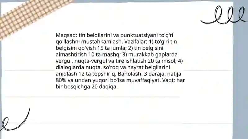 Imloviy savodxonlikni oshirish bòyicha mashqlar ishlab chiqish 4
