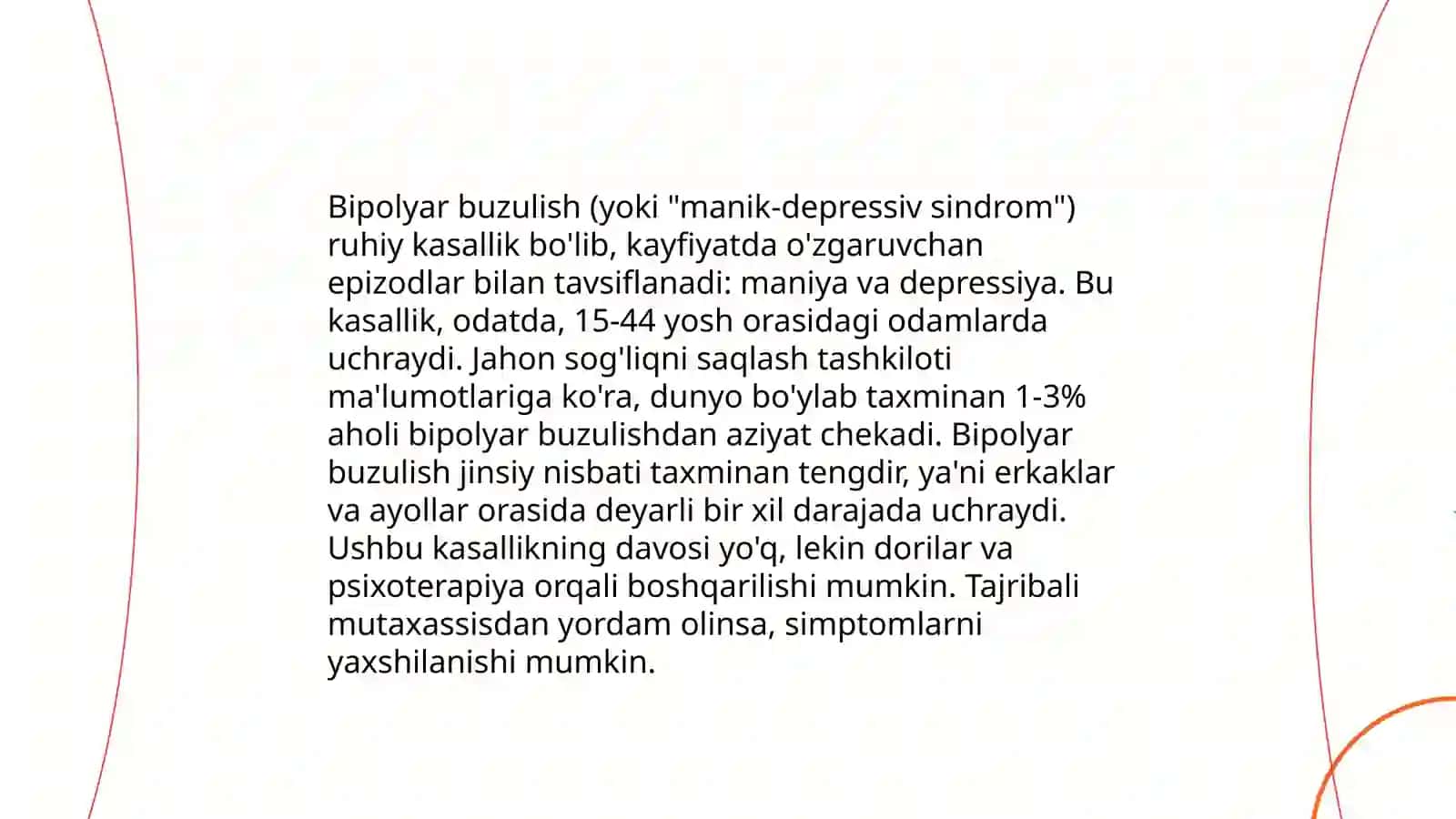 Emotsional buzilishlar.Emotsional buzilishlarning turlari 4