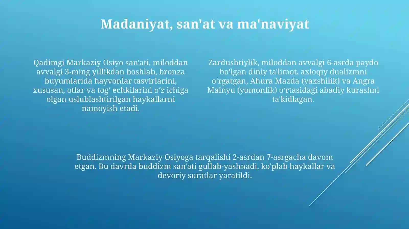 Qadimiy Markaziy Osiyo davlatlari: Tarix va Sivilizatsiya 4