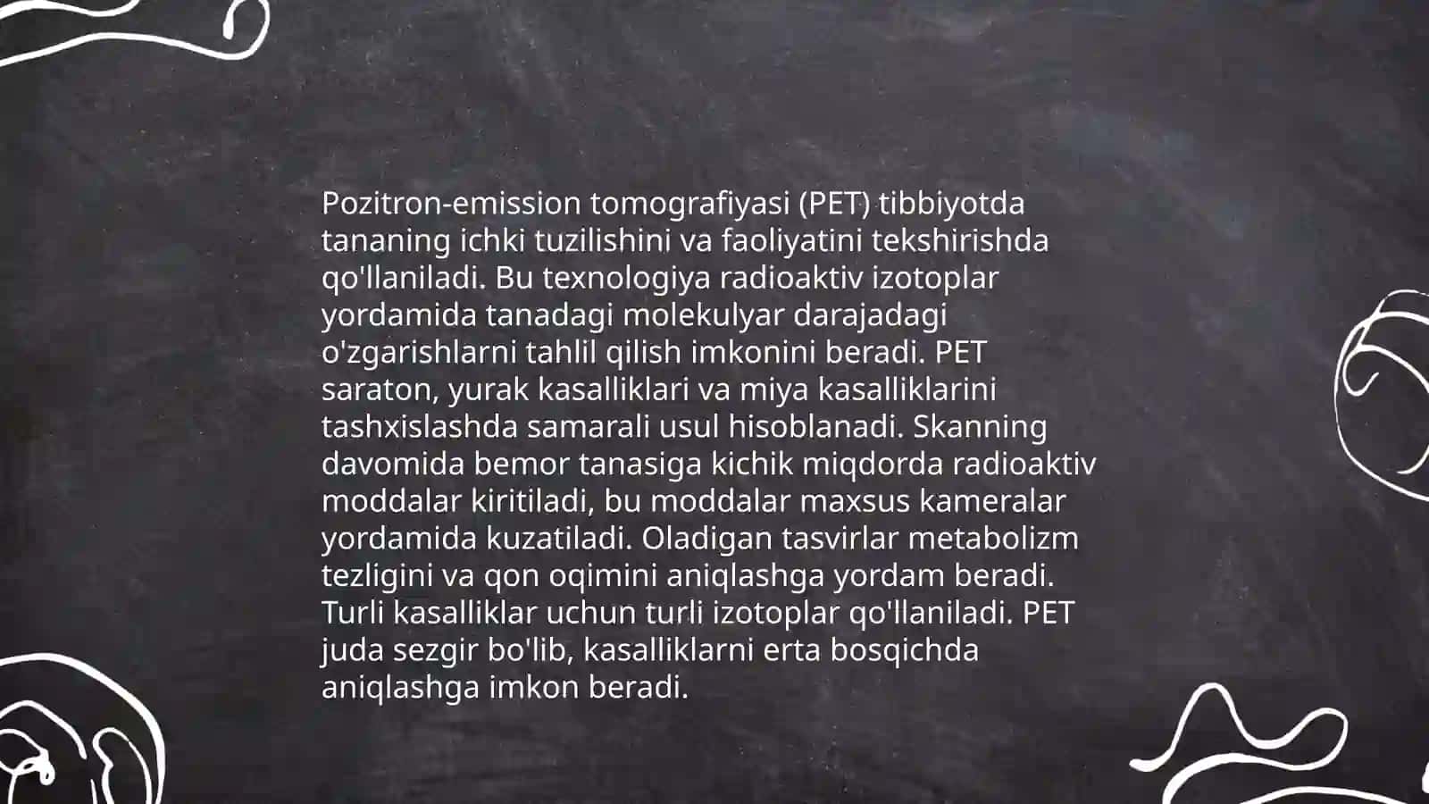 Yadro kimyosining tibbiyotdagi o'rni 4