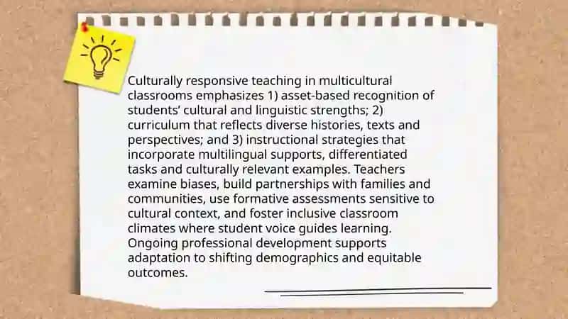 Adapting to Different Classroom Environments: the Teacher's Role in Different Contexts 4
