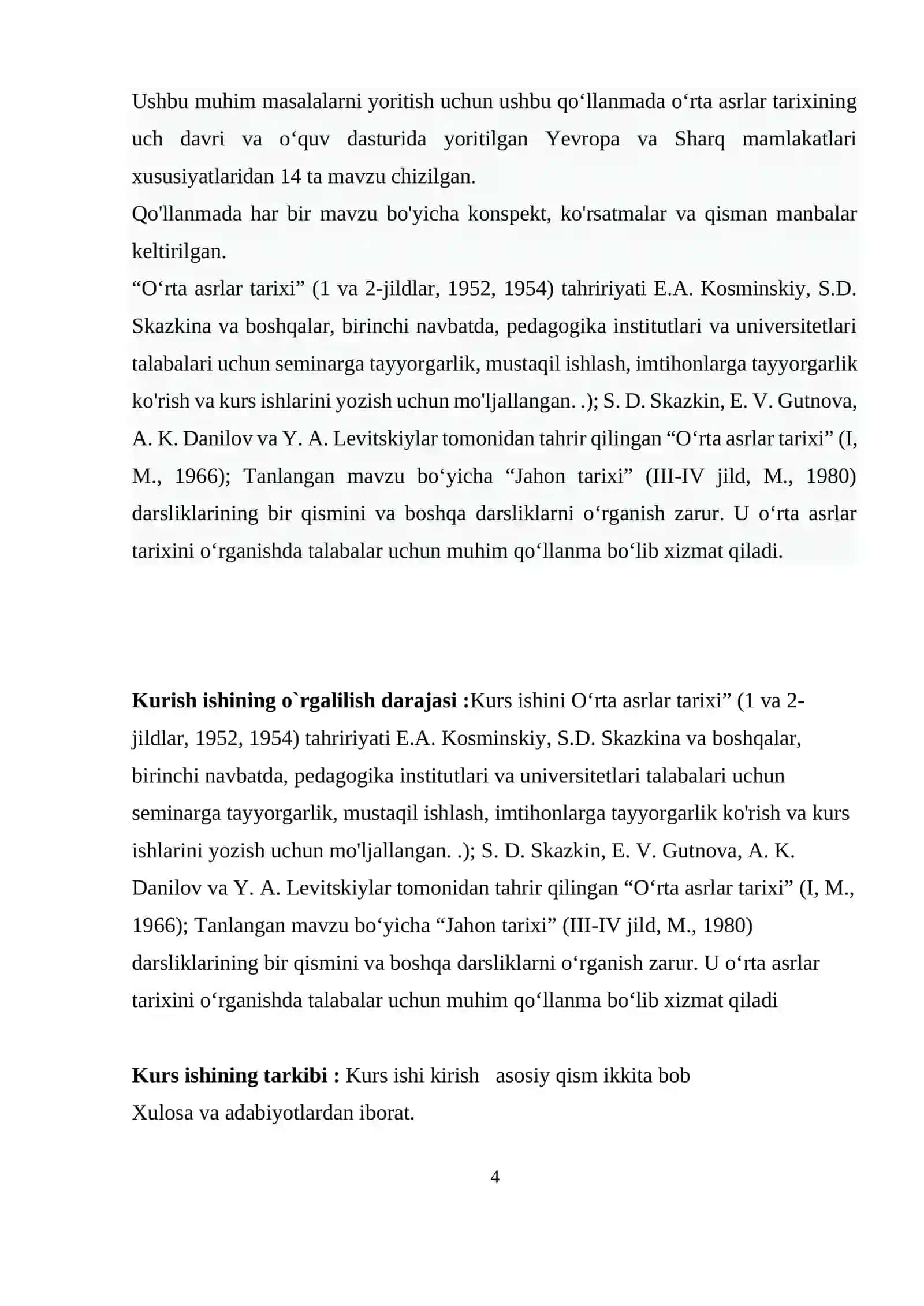 O`rta asrlar G`arbiy Yevropa tarixshunosligi 4