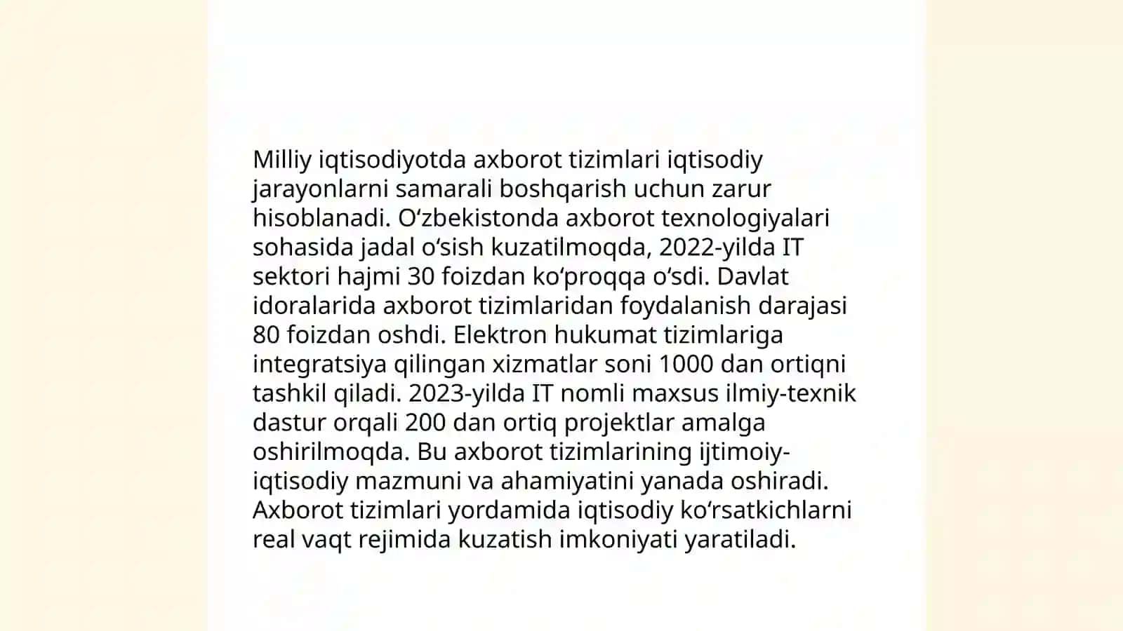 Milliy iqtisodiyotda axborot jarayonlari 4