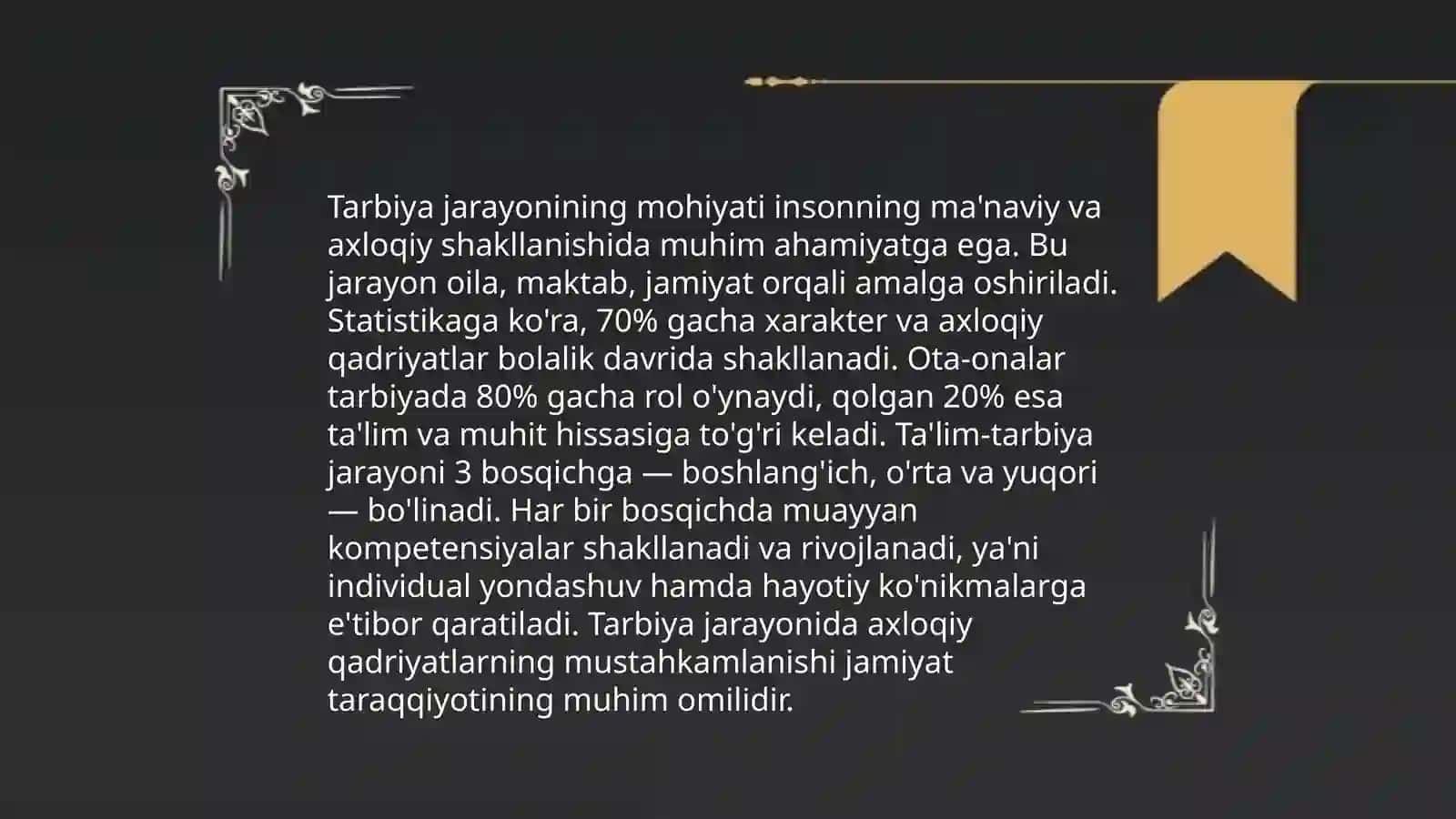 Tarbiya Jarayonining Mohiyati va mazmuni 4