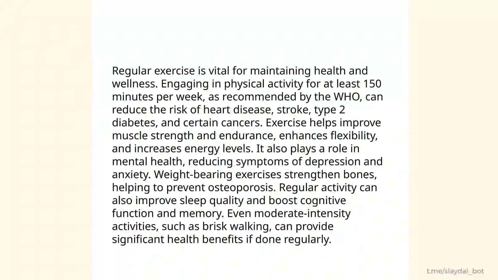Healthy lifestyle 4