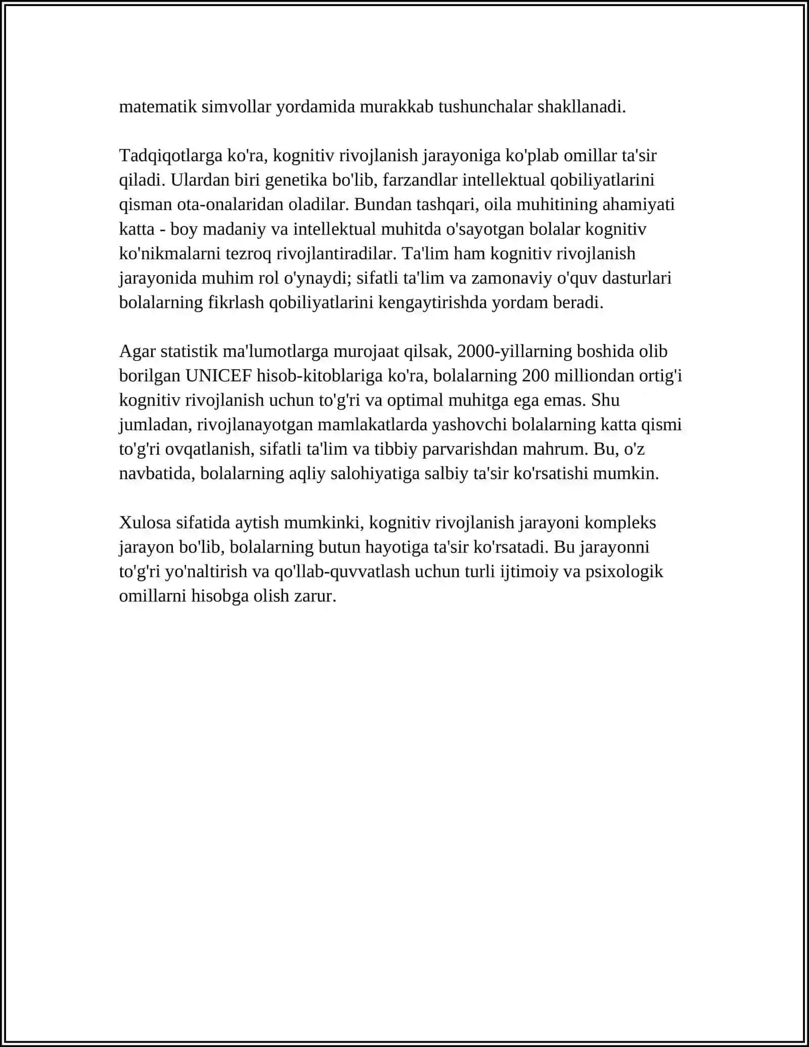 MAKTABGACHA YOSH DAVRIDA PSIXIK RIVOJLANISH XUSUSIYATLARI 4