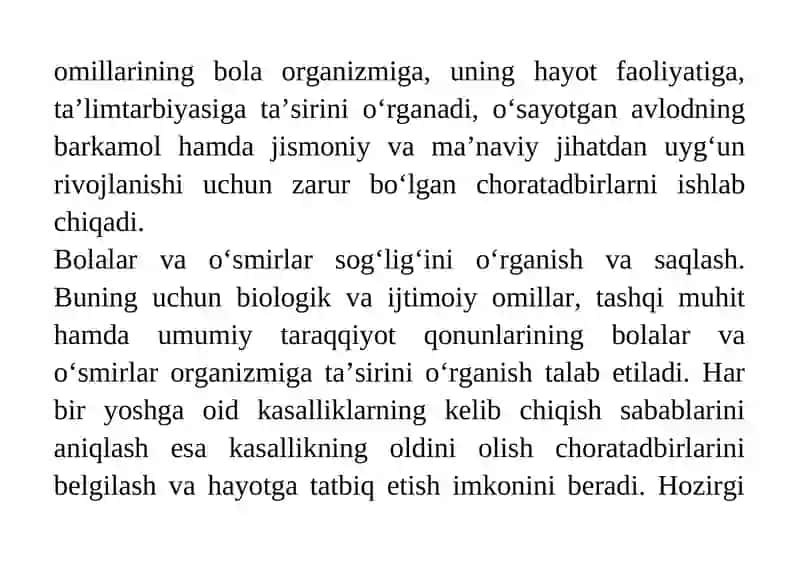 Bolalar va oʻsmirlar gigiyenasi 4