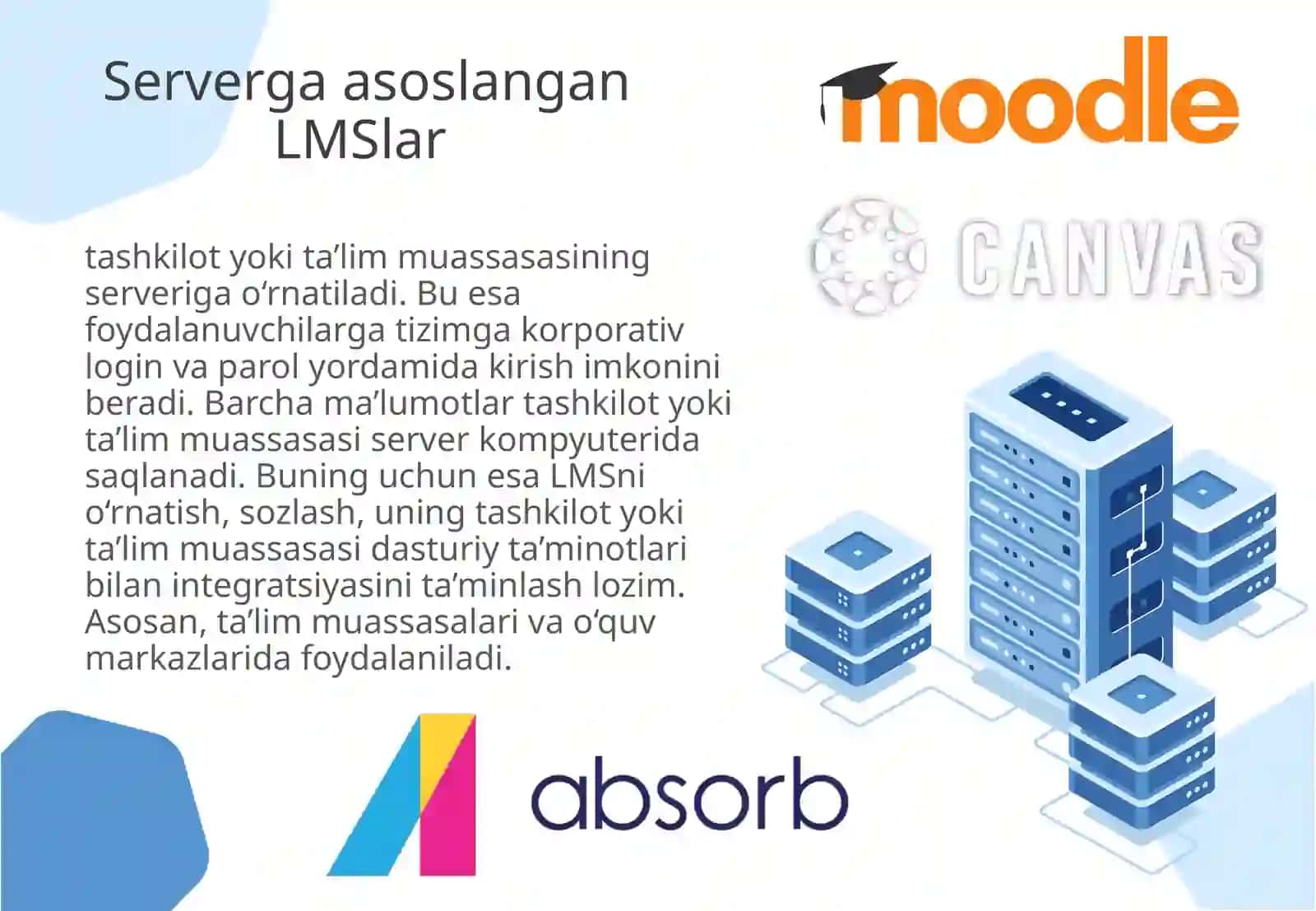 LMS PLATFORMALARINING TURLARI VA VAZIFALARI 4