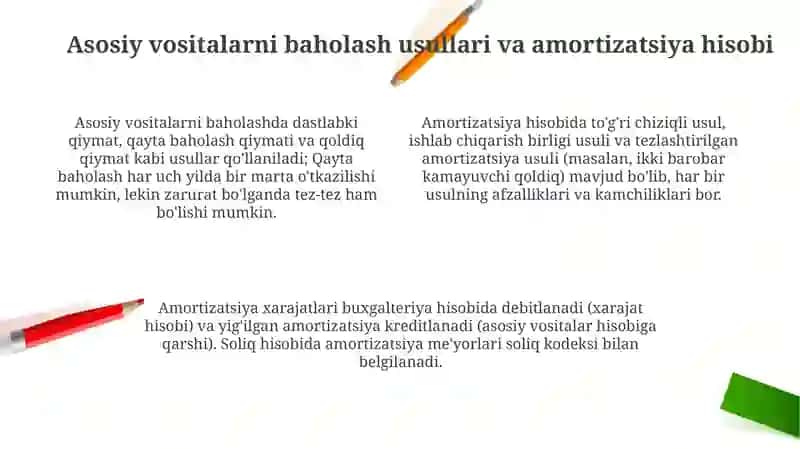 Asosiy vositalar hisobi 4
